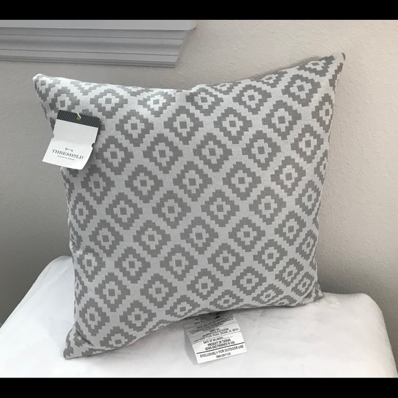 Threshold Other - Decorative Throw Pillow Light Gray 18x18